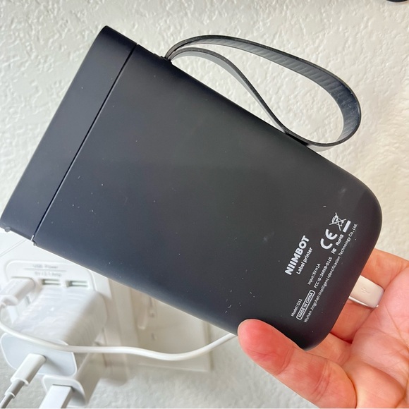 Nimbot Label Maker Printer Model D11 Wireless Bluetooth Sticker W/Roll Black 5” - Picture 2 of 14